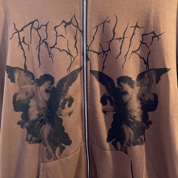 Vintage Y2K Zippered Hoodie - Picture 5 of 6